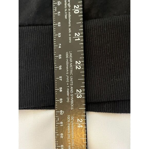 NWT Daniel Patrick Los Angeles Black Cutaway Sweatshirt XS Oversized $138 - Picture 10 of 10